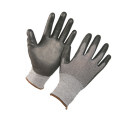 White PU Palm Coated Polyester Shell Hand Protective Work Gloves